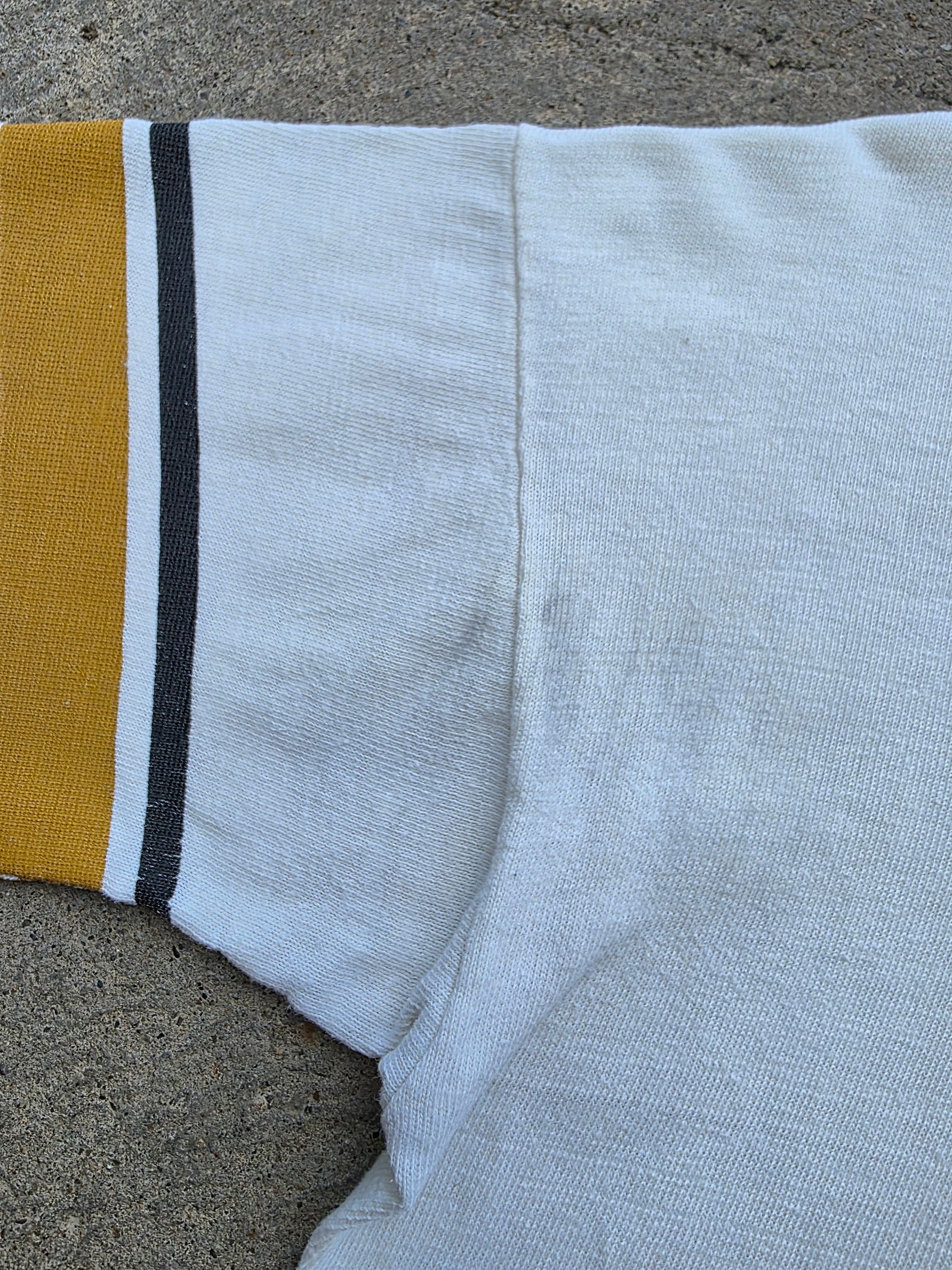 1970s Colorado University Champion Blue Bar Shirt XL