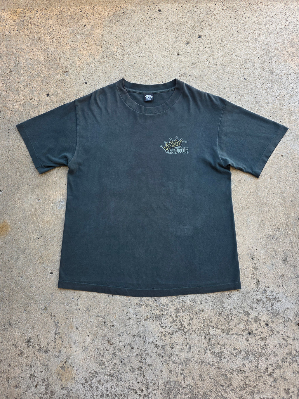 1990s Stussy Royal Goods Shirt Large Green