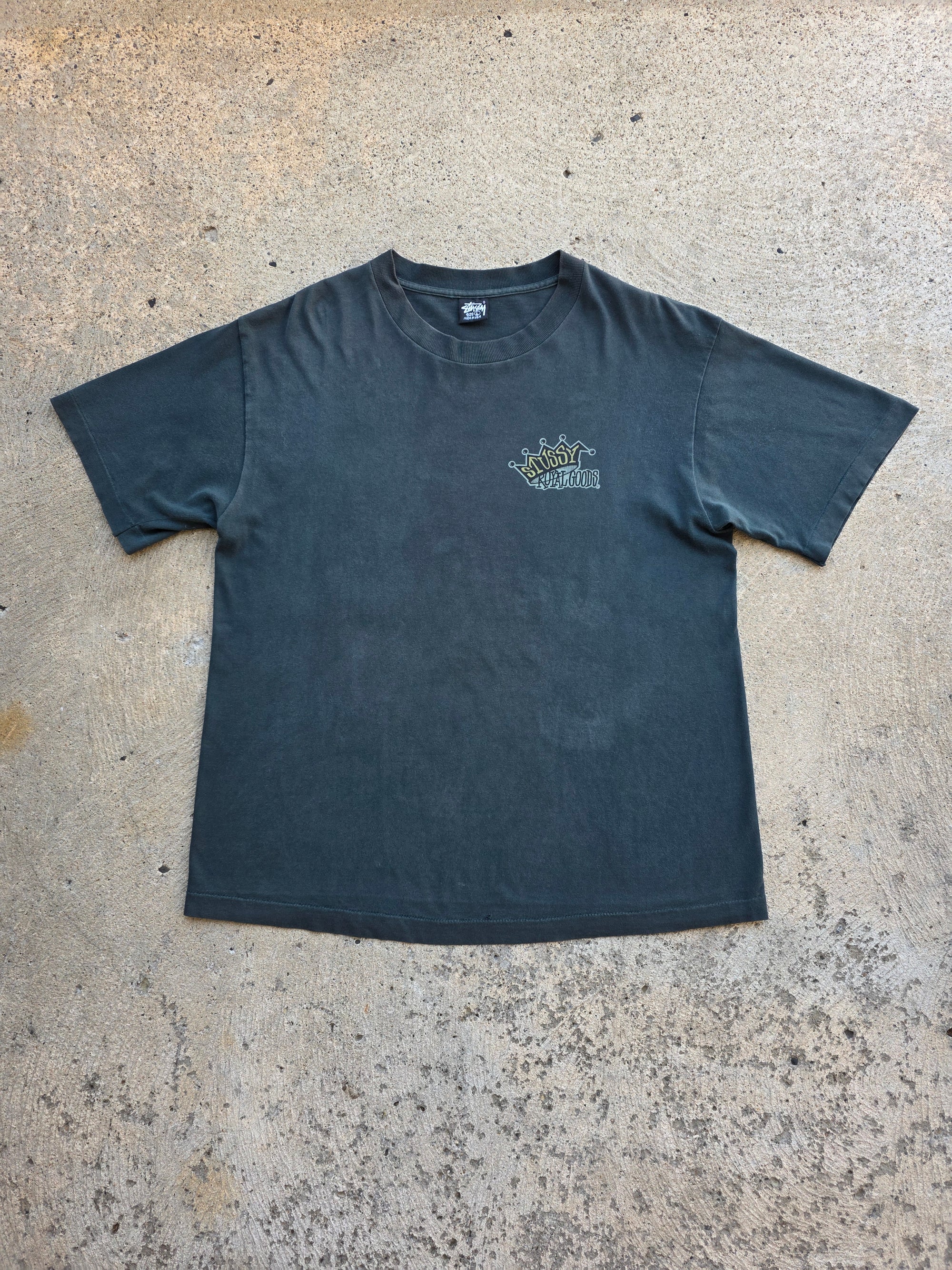 1990s Stussy Royal Goods Shirt Large Green
