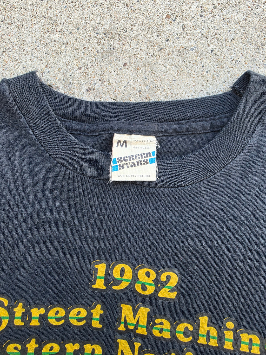 1982 Street Machine Eastern Nationals Shirt Medium Screen Stars (Explicit)
