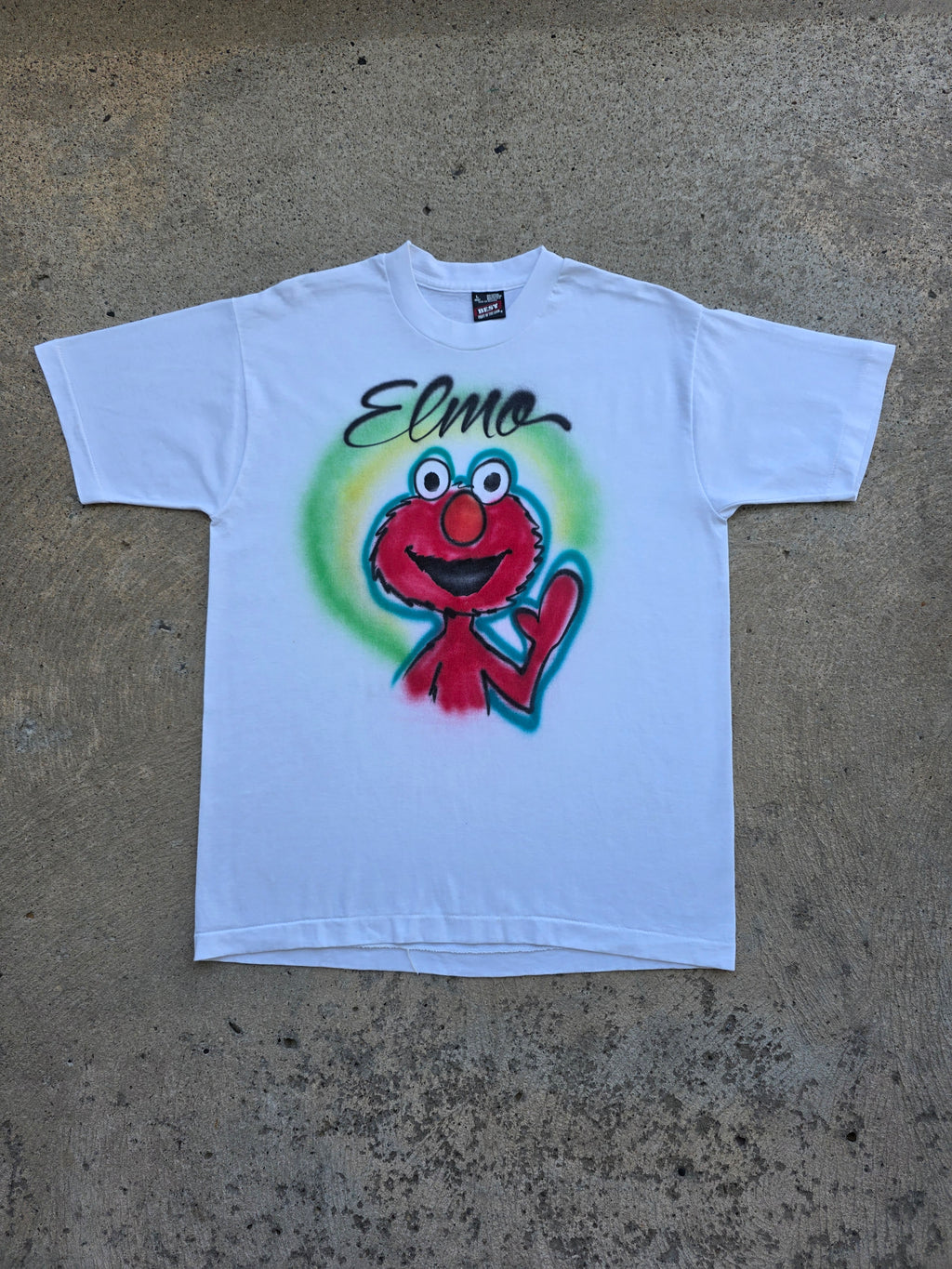1990s Elmo Airbrush Shirt Large