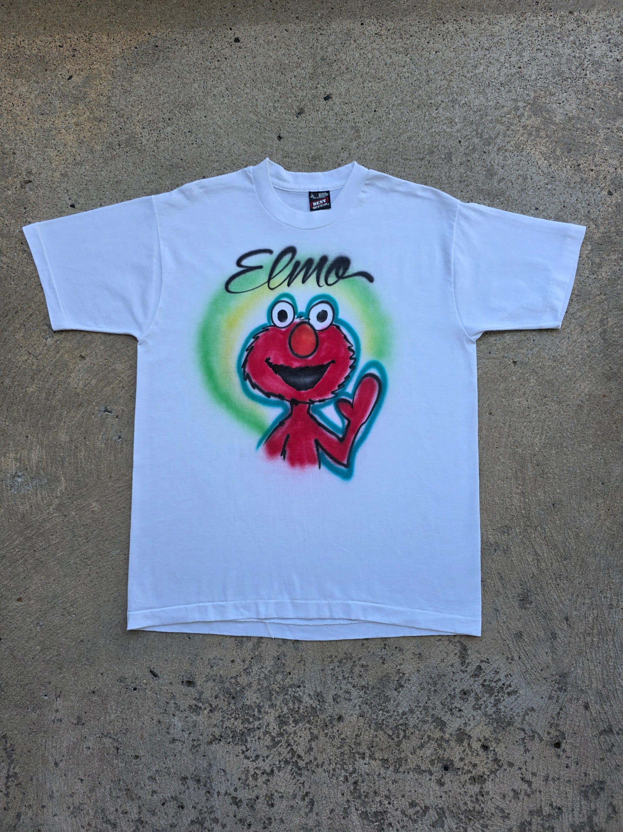 1990s Elmo Airbrush Shirt Large