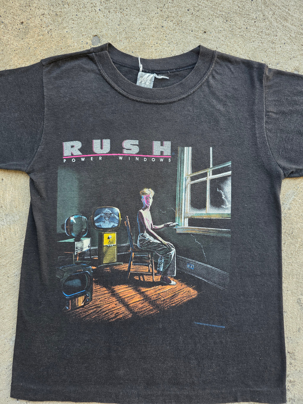 1985/86 Rush Power Windows Tour Shirt Medium