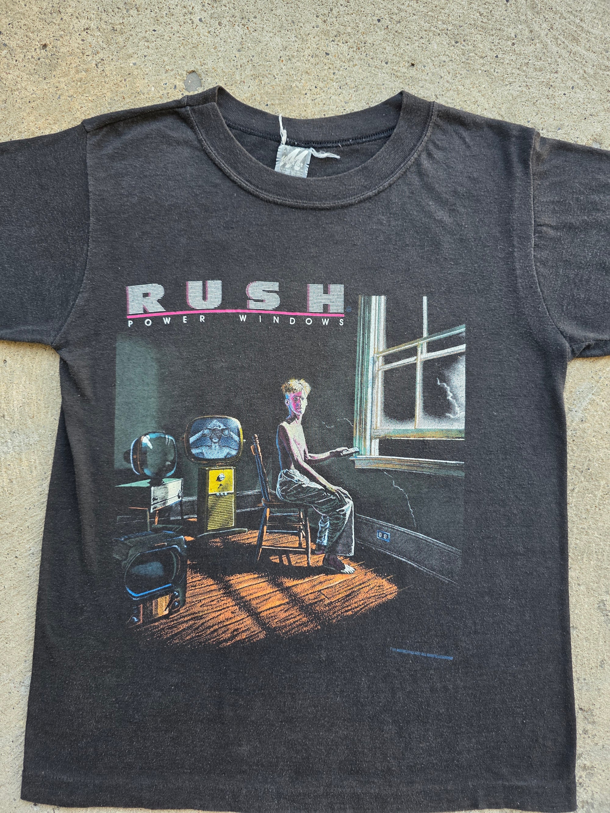 1985/86 Rush Power Windows Tour Shirt Medium