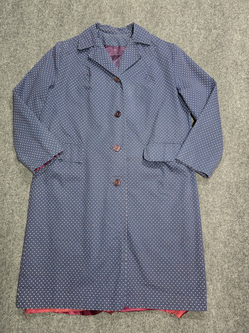 1950s 1960s Polka Dot Womens Trench