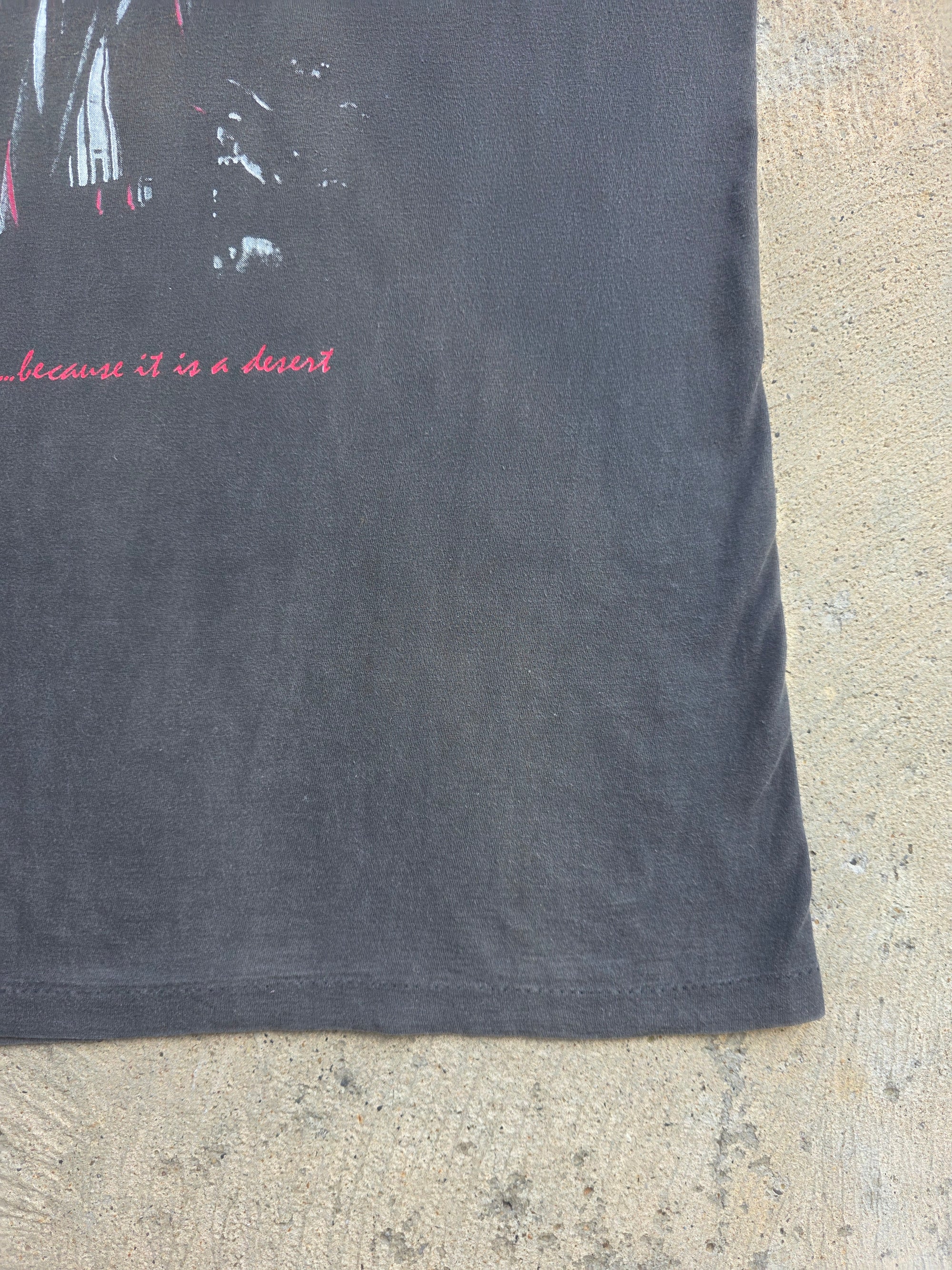1990 Rickie Lee Jones "Because it is a desert" Shirt XL