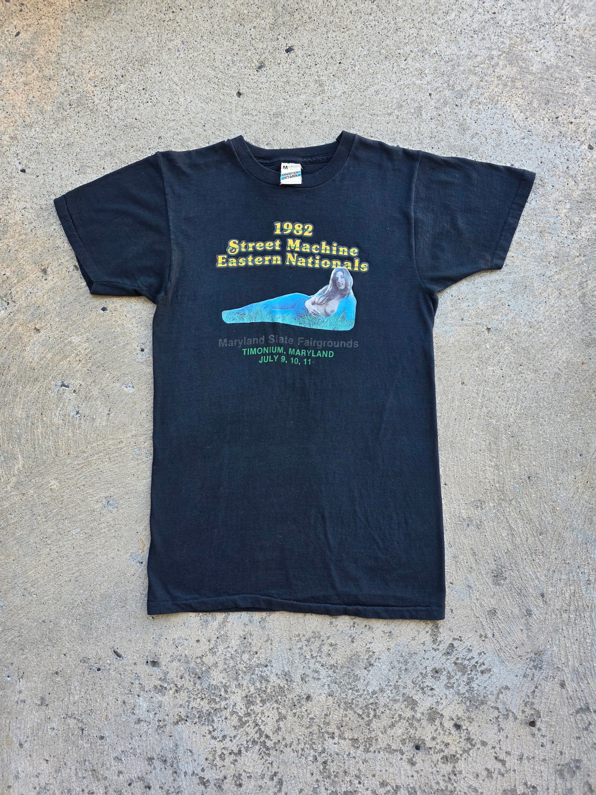 1982 Street Machine Eastern Nationals Shirt Medium Screen Stars (Explicit)