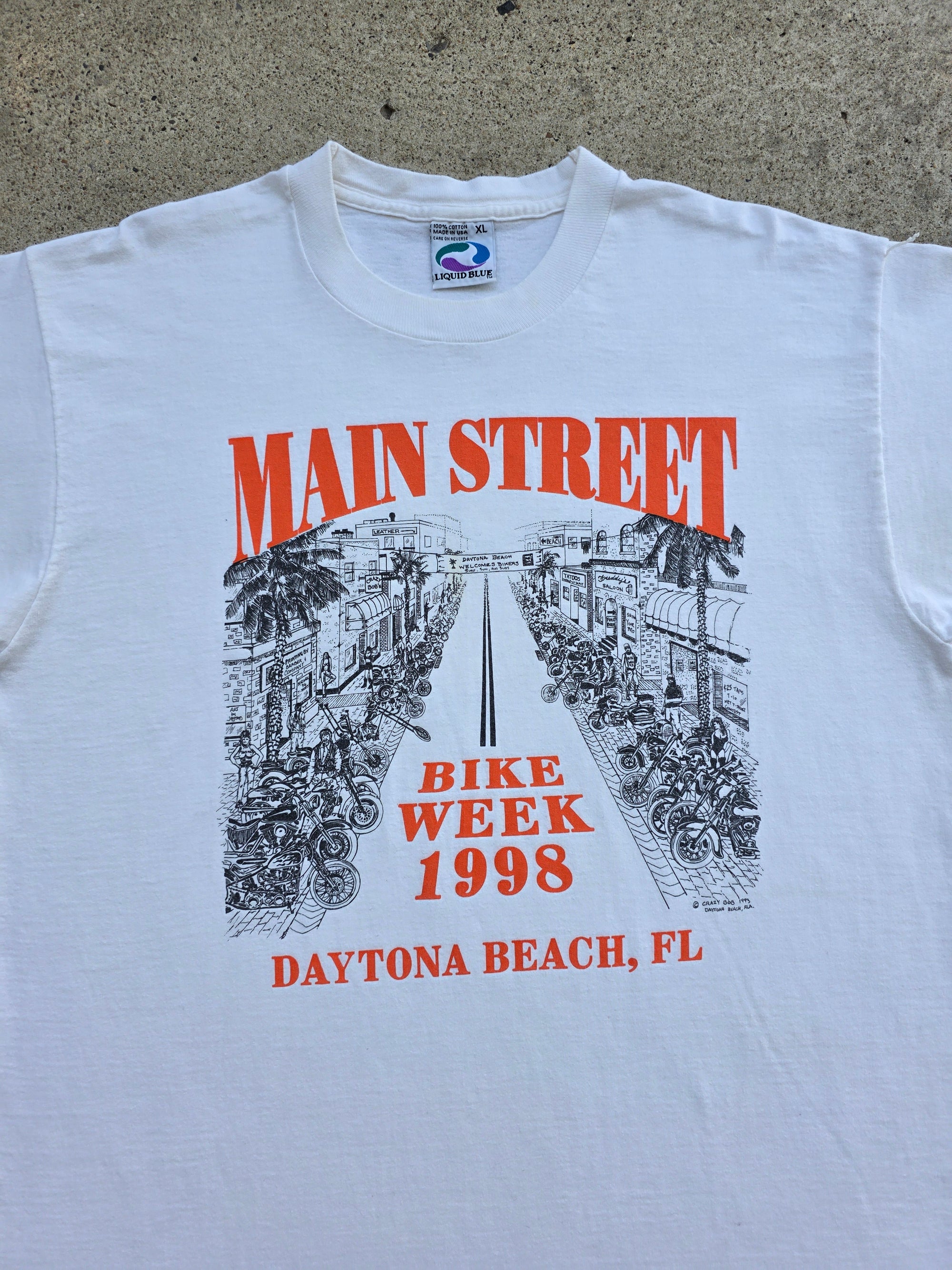 1998 Daytona Beach Bike Week Shirt XL