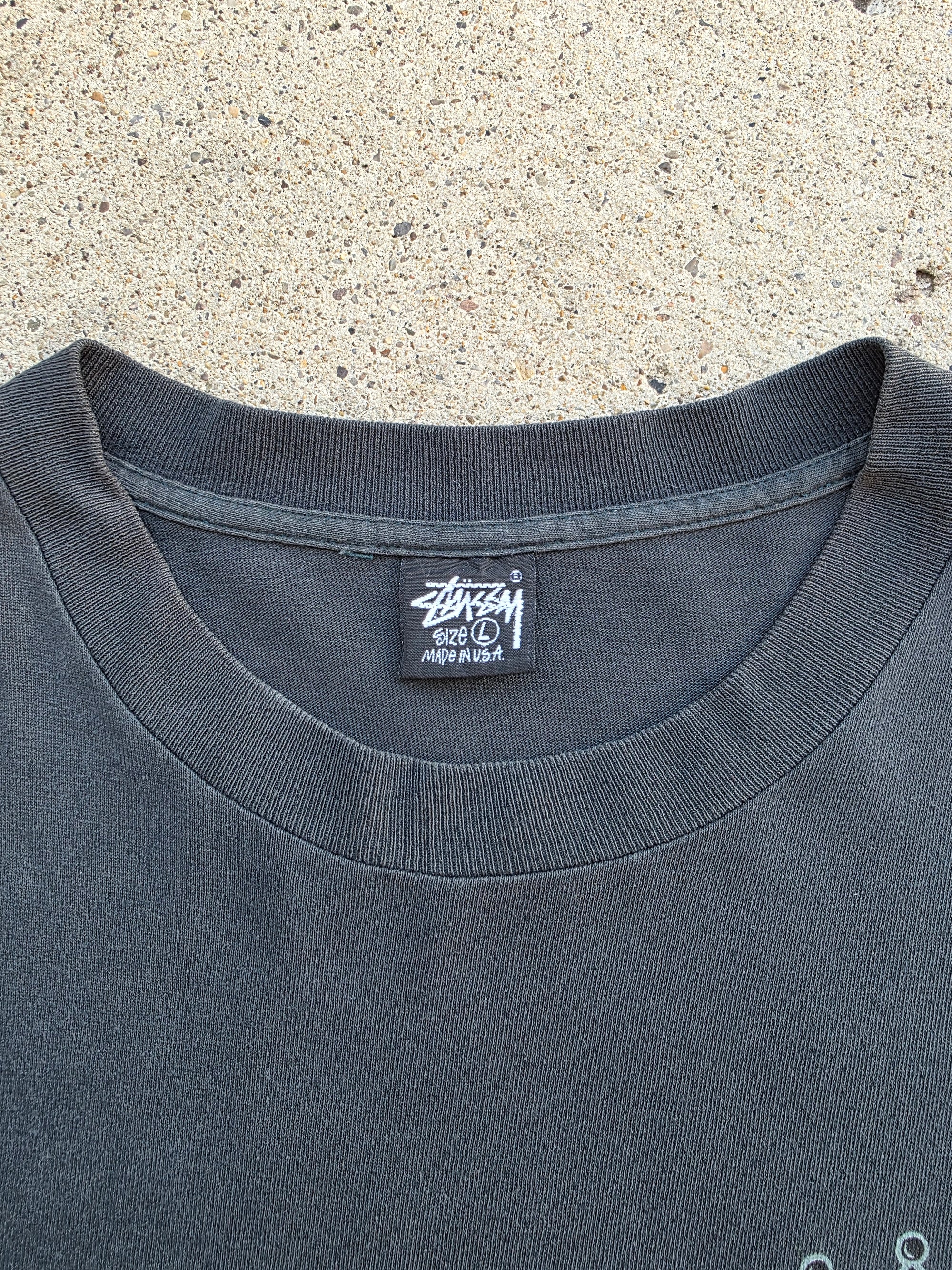 1990s Stussy Royal Goods Shirt Large Green