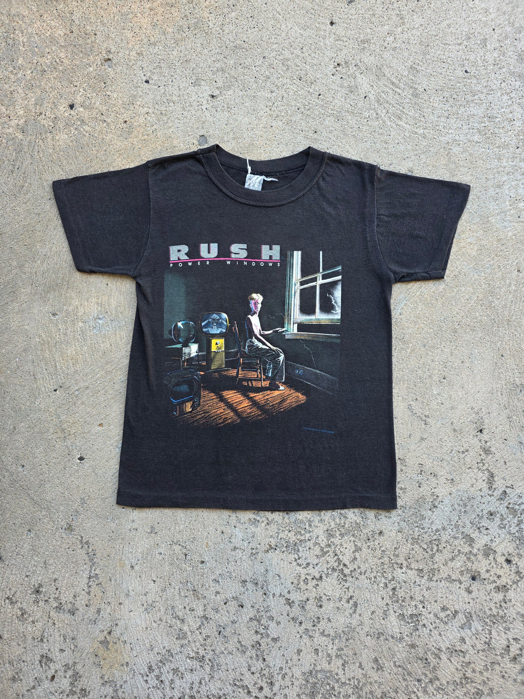 1985/86 Rush Power Windows Tour Shirt Medium