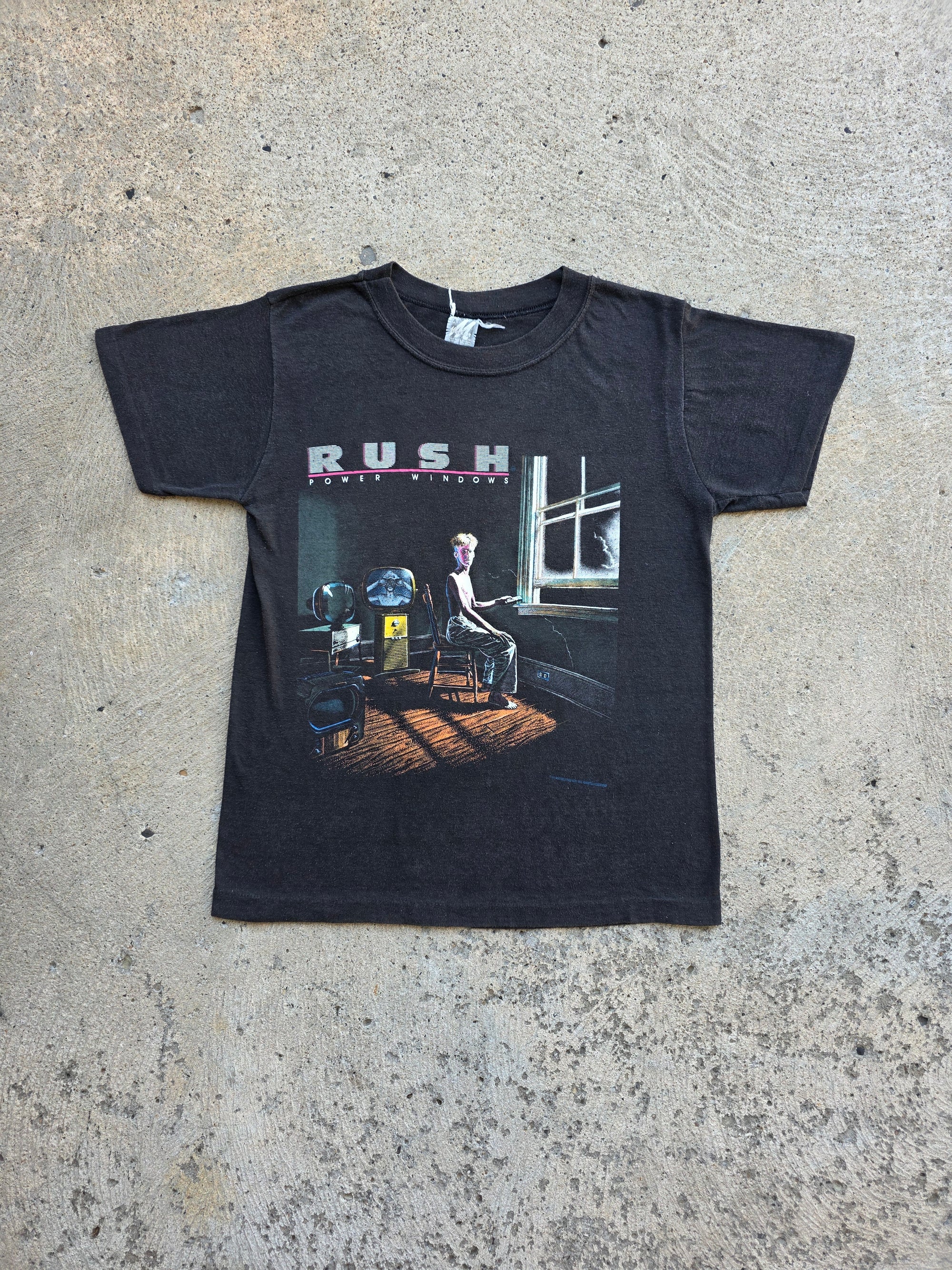 1985/86 Rush Power Windows Tour Shirt Medium