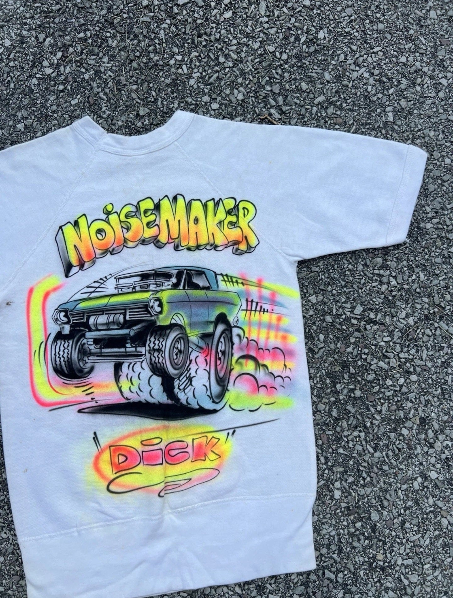 1960s Airbrushed Hotrod Deadstock Sweatshirt Medium