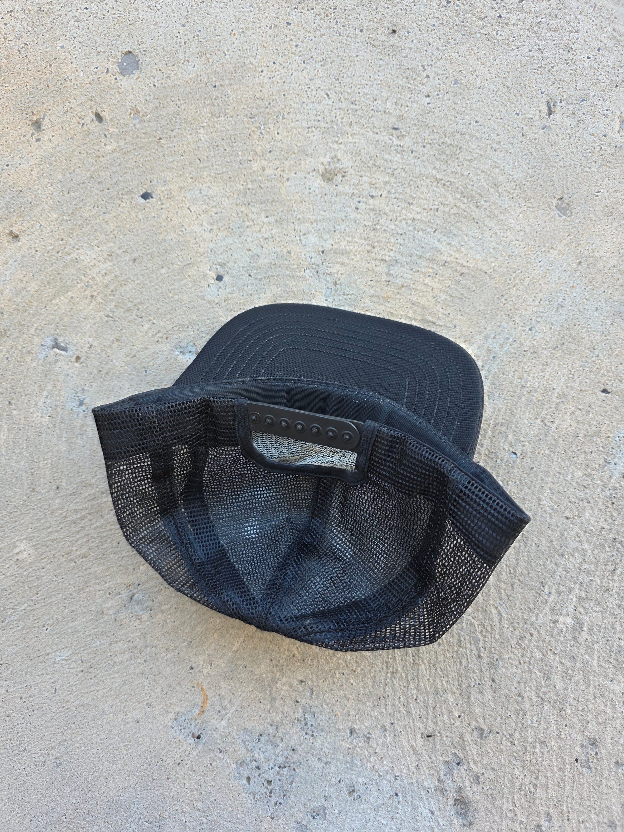 1980s Harley Davidson Trucker Hat Puff Print Macon GA