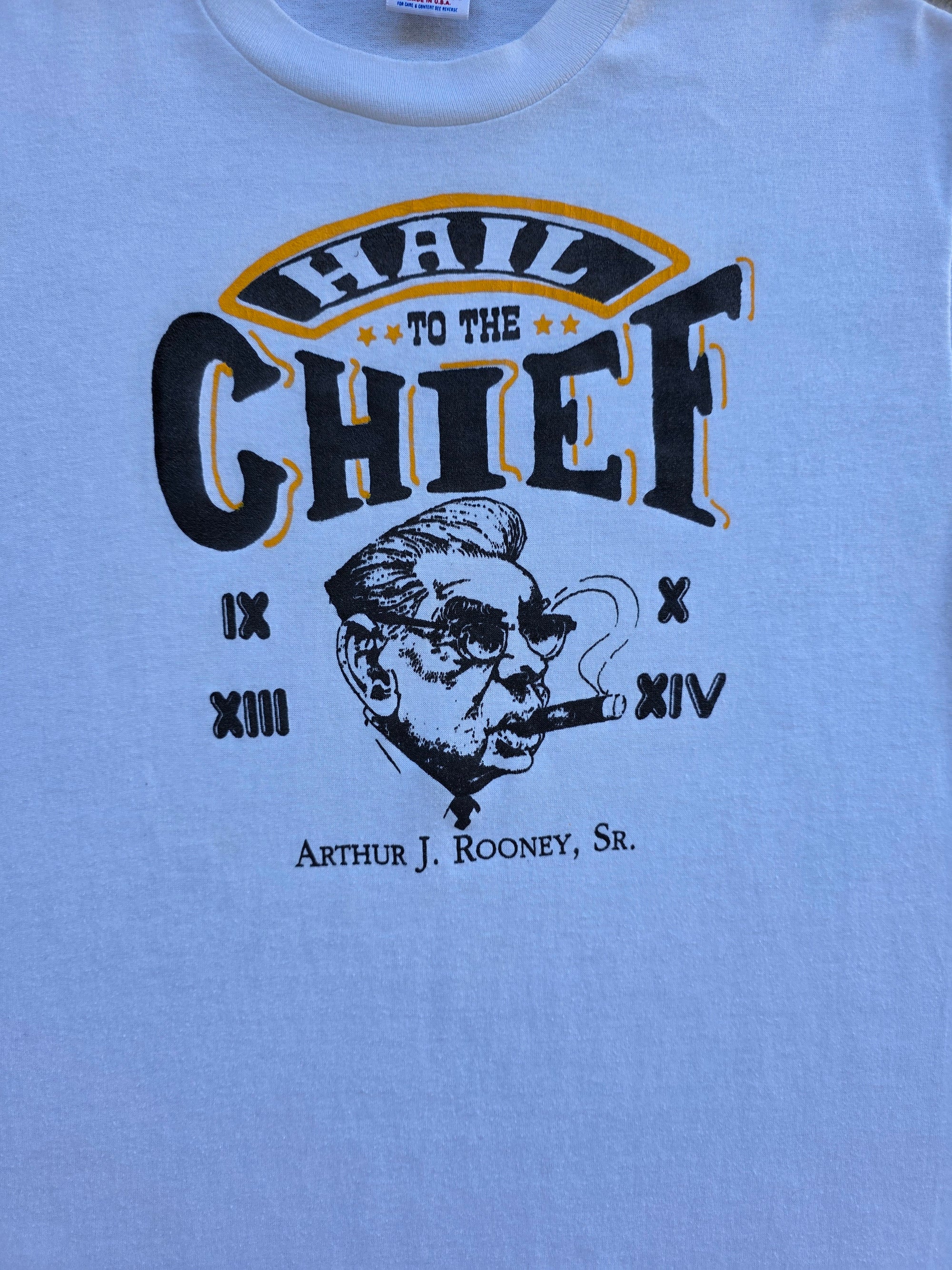 1980s Art Rooney Sr "Hail to the chief" Shirt Large