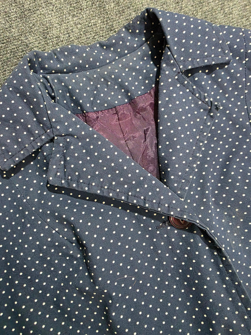 1950s 1960s Polka Dot Womens Trench