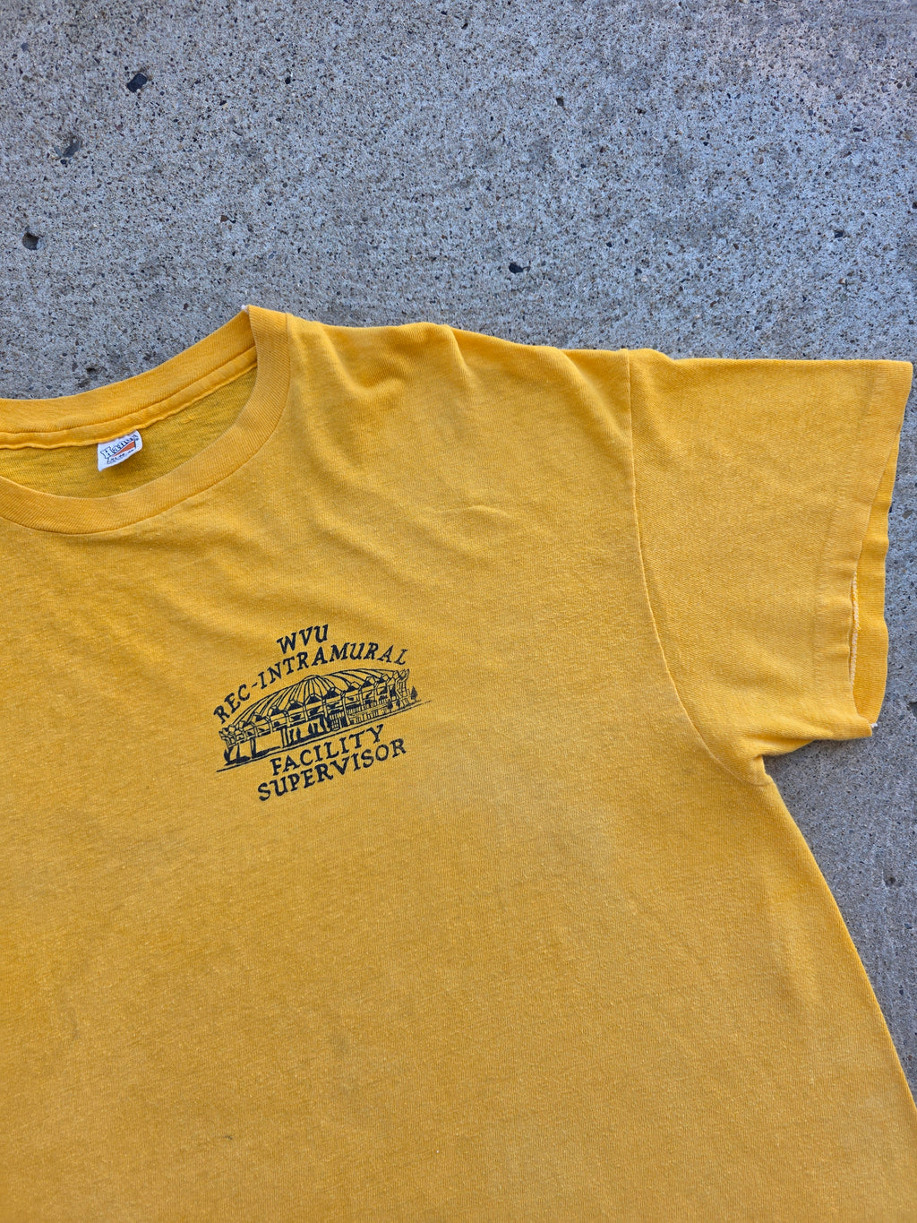 1970s WVU Rec Intramural Facility Supervisor Shirt XL
