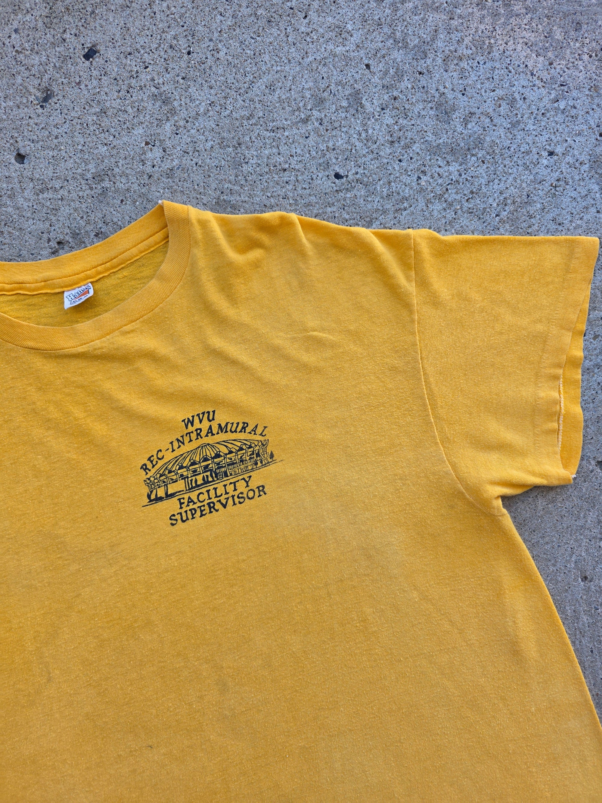 1970s WVU Rec Intramural Facility Supervisor Shirt XL